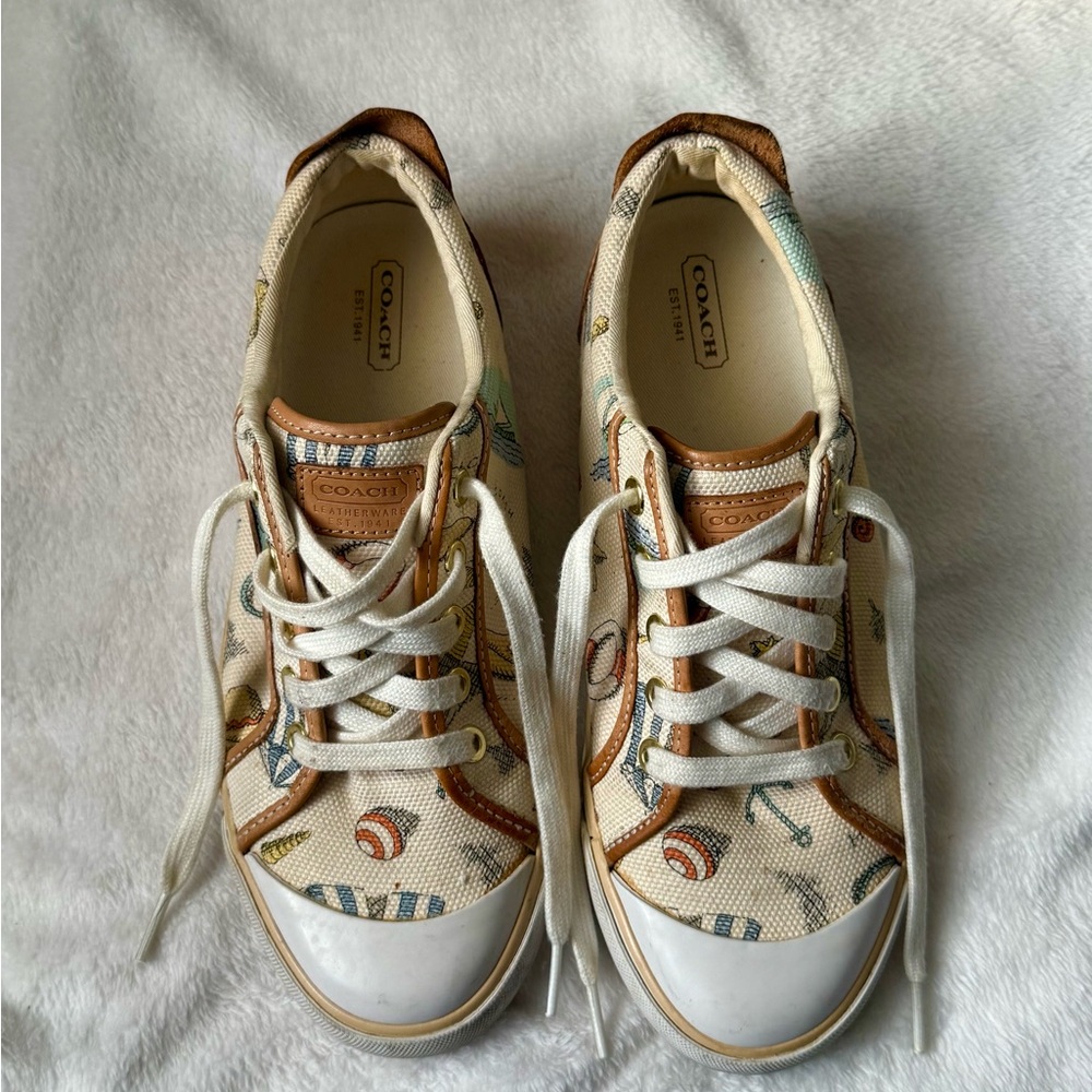 Coach Multicolor Canvas Sneakers